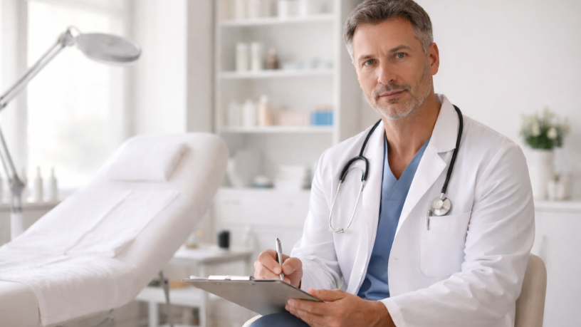 A assimetria corporal é considerada na avaliação cirúrgica como parte natural da anatomia, ressalta Haeckel Cabral Moraes.